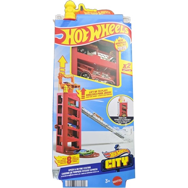 Фото - Игровой набор Hot Wheels Гараж со спуском в ассортименте (JMJ52)